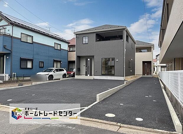【現地外観写真】平日・お仕事帰りなど、いつでもご案内させていただきます!デザイン・目に見える設備面も大切ですが、耐震構造で地震に強い家の為、次代へ繋ぐ強固な住宅です。