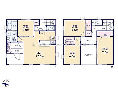 ◇リビングには洋室が隣接☆リビングと一体利用が可能で多用途に使用できます♪◇２階居室は全て６帖以上でゆったり過ごせます♪◇２方向からアクセスできて使い勝手の良いバルコニー付き☆ 