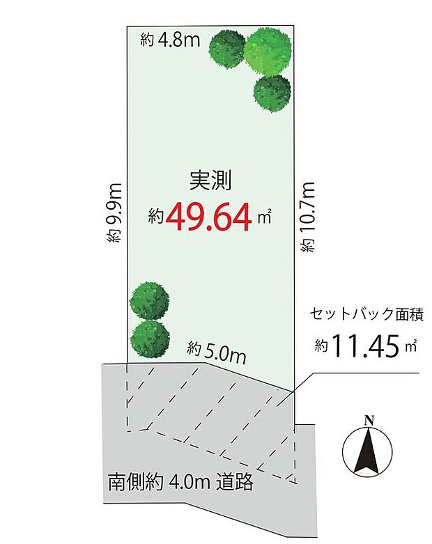 【区画図】南向き立地がもたらす優れた採光と通風。ゆったりとした開放感に包まれ、上質な日常を叶える住環境です。