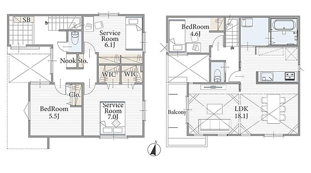 【B号棟内観完成イメージパース】大きな窓からたっぷり光が差し込む、明るく開放的なリビング。家族の笑顔が自然と集まる、心地よい空間です。
