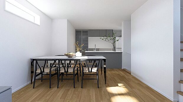 【A号棟内観イメージパース】※掲載の家具・家電はイメージであり、販売価格には含まれません。