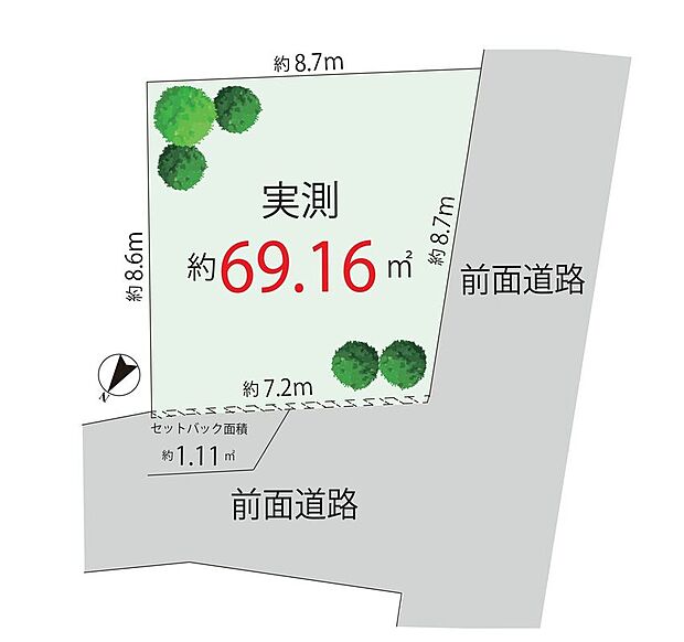 【間取図(平面図)】【区画図】北西角地がもたらす優れた採光と通風。ゆったりとした開放感に包まれ、上質な日常を叶える住環境です。