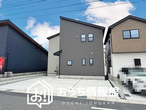 【現地写真（外観）【４号地】】健康被害に配慮したもっとも安全性の高い建材を採用し、シックハウス対策をしております。