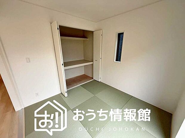 【現地写真(和室)】大壁仕様の新和室。くつろぎの空間です。