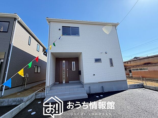 【現地写真(外観)【2号地】】健康被害に配慮したもっとも安全性の高い建材を採用し、シックハウス対策をしております。