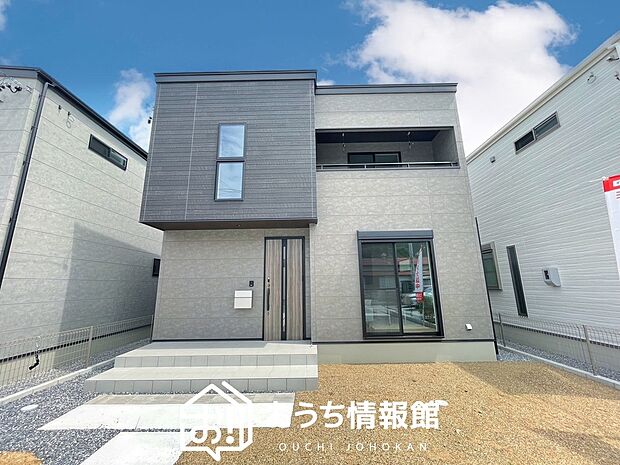 【現地写真(外観)【F号地】】健康被害に配慮したもっとも安全性の高い建材を採用し、シックハウス対策をしております。