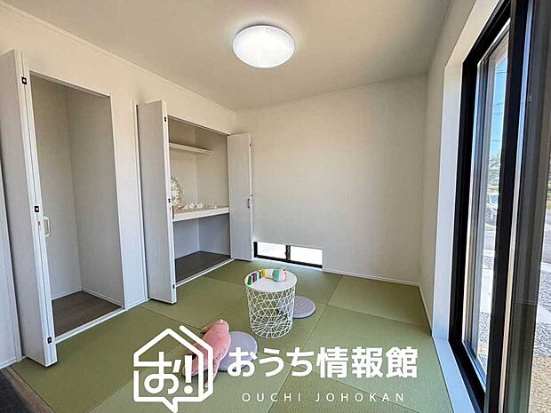 【現地写真(和室)】大壁仕様の新和室。くつろぎの空間です。