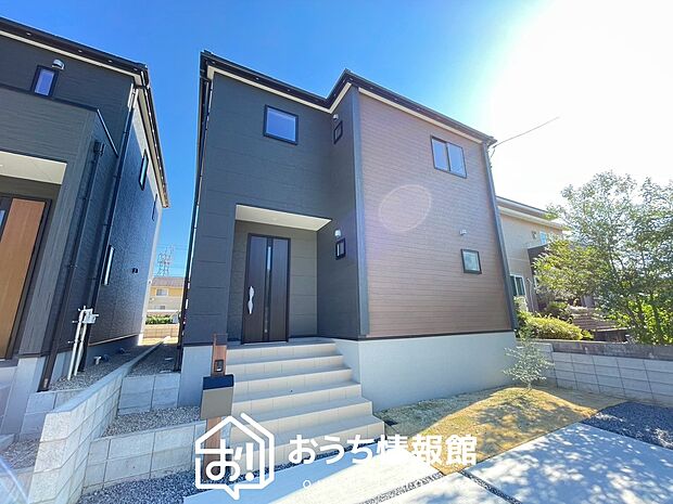 【現地写真(外観)【1号地】】健康被害に配慮したもっとも安全性の高い建材を採用し、シックハウス対策をしております。