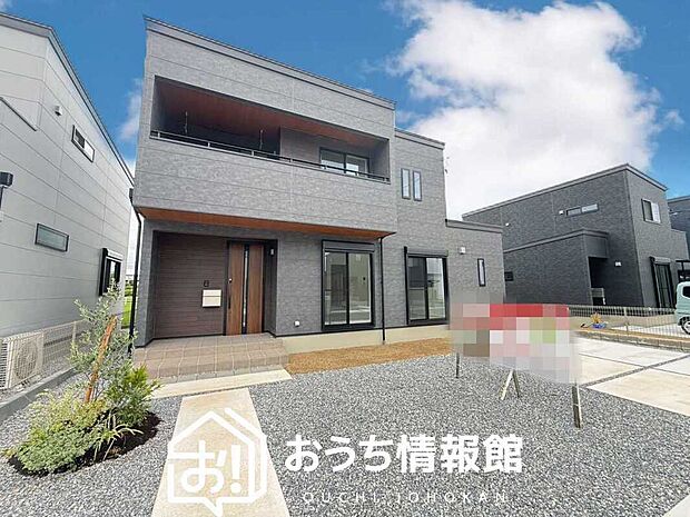 【現地写真(外観)【B号地】】健康被害に配慮したもっとも安全性の高い建材を採用し、シックハウス対策をしております。