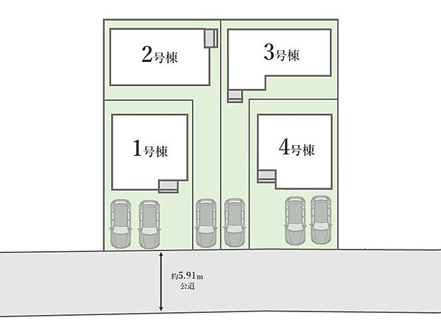 【全体区画図】
JR五日市線「武蔵引田」駅から「立川」駅まで直通約23分、「八王子」駅まで乗り換え1回で約29分で行くことができます。