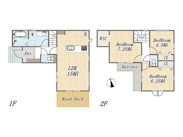 【間取り図】
中央線「三鷹」「武蔵境」駅が利用可能な好立地に佇む邸宅が誕生!駅周辺は商業施設で賑わっております。