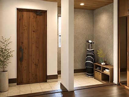 【施工例：Entrance】