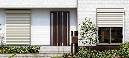 【電動シャッター/弊社施工例】