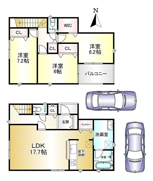 １号棟　間取り