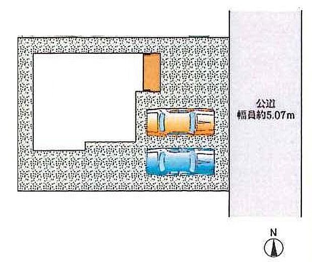 車種により、カースペース2台分ございますので、家族分の自転車を駐輪したり、来客用の駐車スペースとしてもお使いいただけます♪