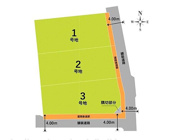 【全体区画図】近鉄橿原線「西ノ京」駅までバスで5分「唐招提寺東口」停歩13分♪