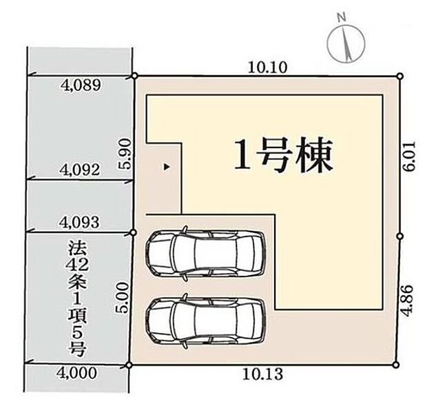【区画図】近鉄大阪線「真菅」駅まで徒歩８分♪駅チカ物件です♪カースペース２台分ございますので、ご家族分の自転車を駐輪したり、ご来客用の駐車スペースとしてもお使いいただけます♪