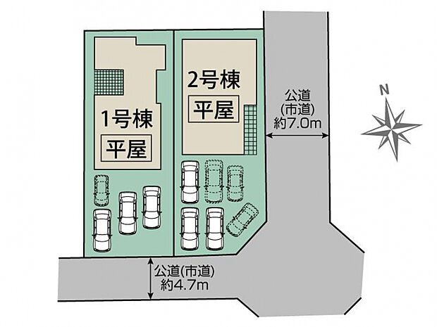 宜野座村松田2棟 区画図
