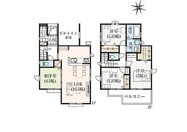 5号棟 - 間取り図
