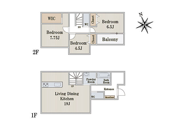 プラン例間取り図※間取り変更可能