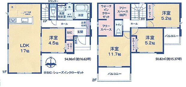 【4LDK】※協定道路面積0.48m2含む