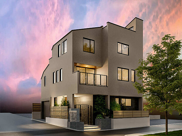 外観　予想パース