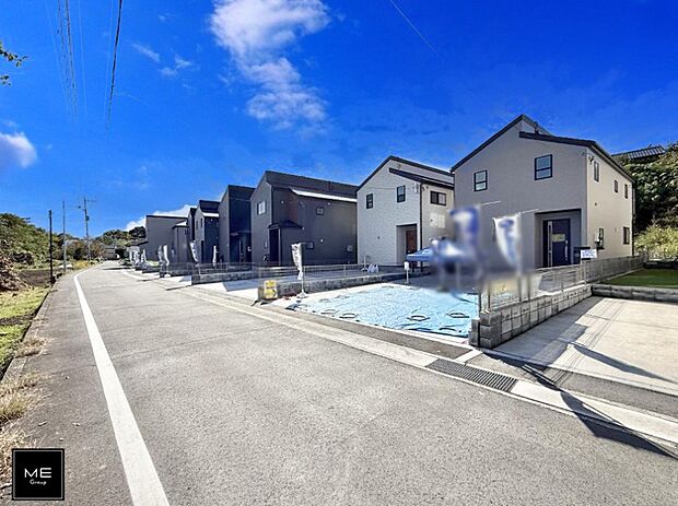 【前面道路含む現地写真】■新しい住まい、街の新しい風景