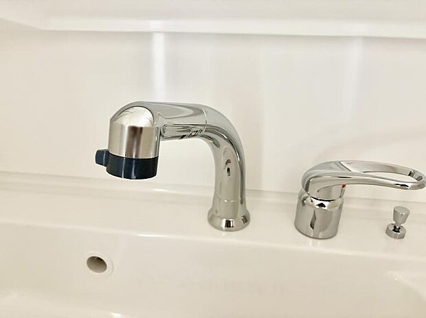 【ハンドシャワー付洗面台】■手洗いや顔を洗う時も快適に使える便利なシャワー