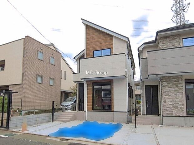 【現地外観写真】1号棟 ■家族の未来を優しく包み込む新しい住まい