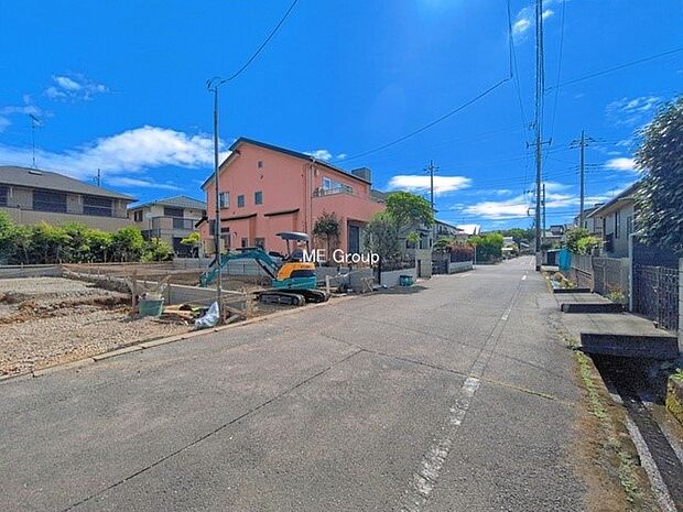 【前面道路含む現地写真】■新しい住まい、街の新しい風景