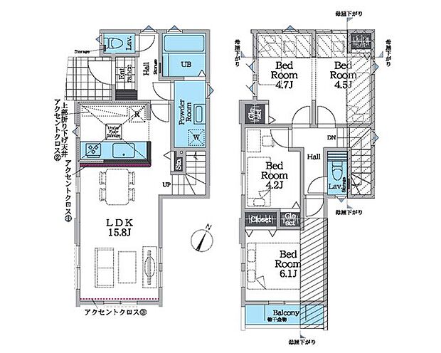 【3LDK】1号棟