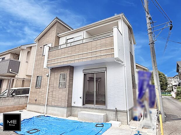 【現地外観写真】1号棟  ■家族みんなが笑顔で過ごせる、安心感のある住まい