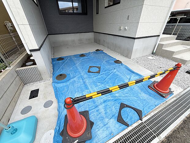 【駐車場】1号棟  ■自宅にカースペースがあると助かります