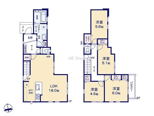【4LDK】1号棟