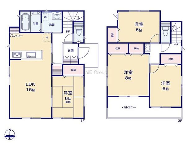【4LDK】1号棟