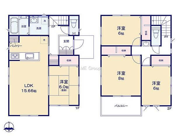 【4LDK】2号棟