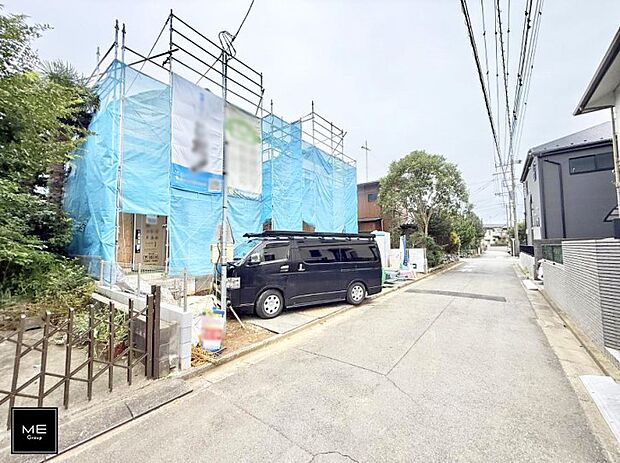 【前面道路含む現地写真】■新しい住まい、街の新しい風景