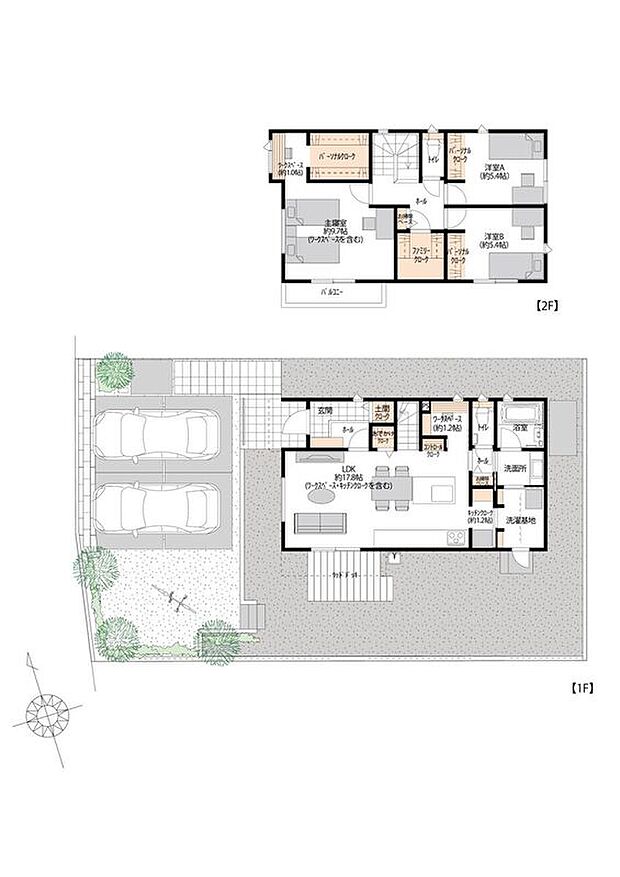【3LDK】9号地は約17.8帖のLDKがある3LDKです。