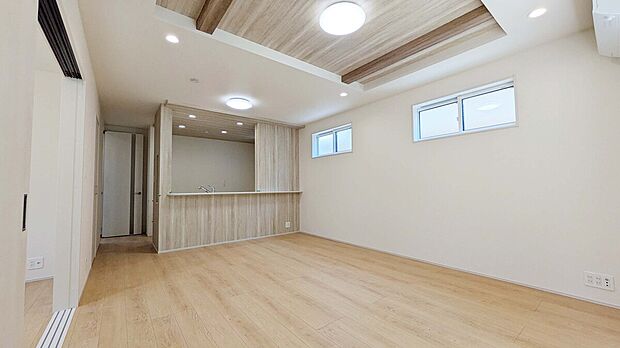 【施工例：リビング】現地、参考物件のご案内が可能！お気軽にお問い合わせください！