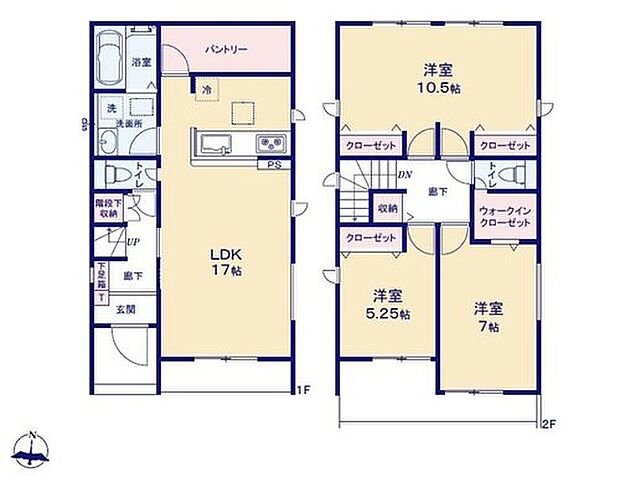 ２号棟
価格： 3090万円間取り： 4LDK土地面積： 128.38m2建物面積： 100.19m2