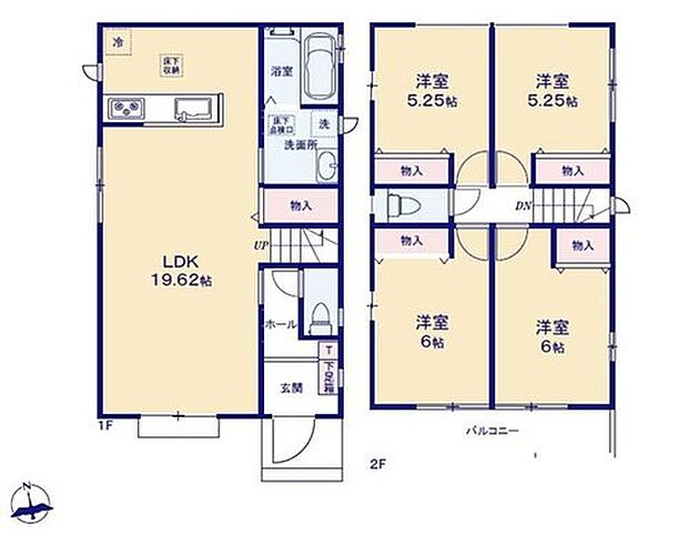 B号棟
価格： 2990万円間取り： 4LDK土地面積： 150.5m2建物面積： 95.66m2