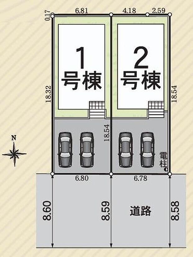 1号棟 2,890万円
2号棟 2,790万円