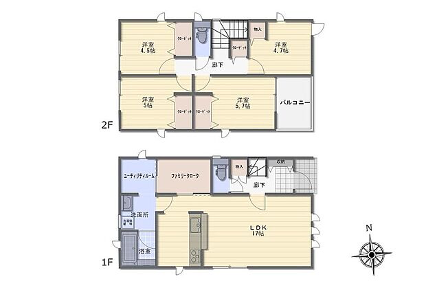 (３号棟)、価格3590万円、4LDK、土地面積156.79m2、建物面積100.44m2