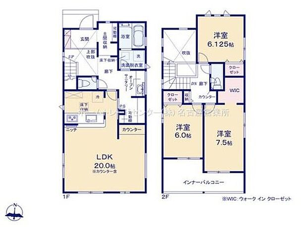 【3LDK】オシャレな折り上げ天井で２０帖の明るいリビング♪
開放感のある玄関吹き抜けが魅力的♪
収納豊富で全居室６帖以上♪
人気のシューズインクローゼット♪