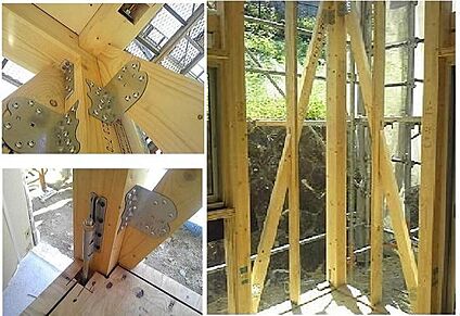 構造金物で強度を確保