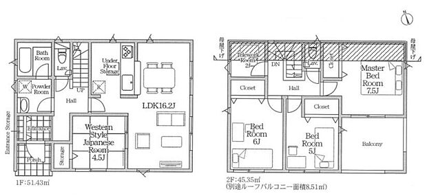 (1号棟)、価格2480万円、4LDK+S、土地面積176.29m2、建物面積96.78m2