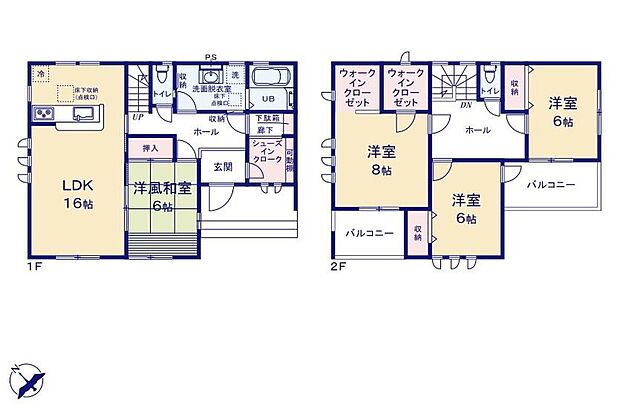 (４号棟)、4LDK、土地面積184.02m2、建物面積122.55m2
