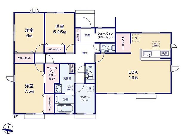 (１号棟)、価格3390万円、3LDK、土地面積297.69m2、建物面積101.85m2