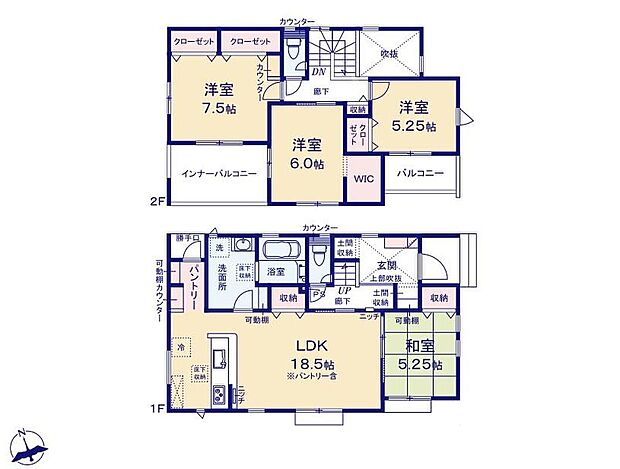 (１号棟)、価格3190万円、4LDK、土地面積171.18m2、建物面積116.75m2
