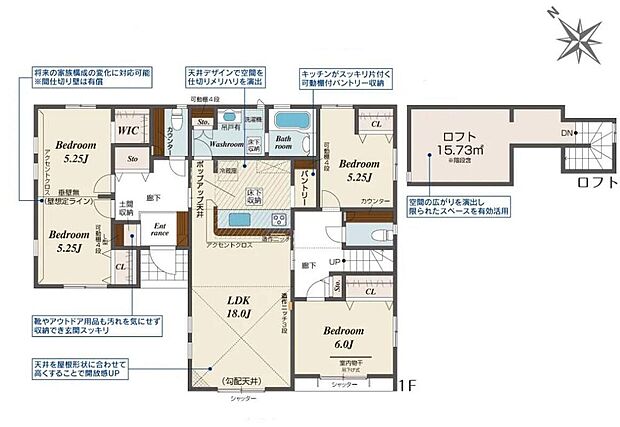 (１号棟)、価格3990万円、3LDK、土地面積227.39m2、建物面積104.09m2